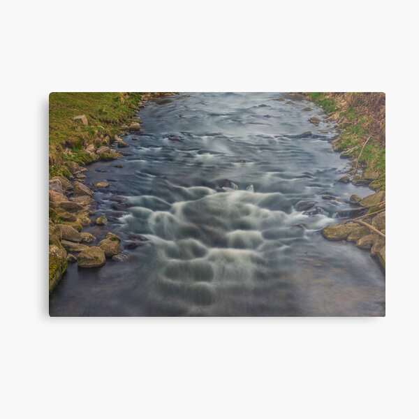 Rapids in the River Steinlach, Tübingen Metal Print