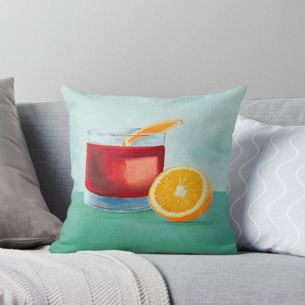 Aperçu de l'œuvre Negroni Cocktail Peinture créée et vendue par freshpressed.