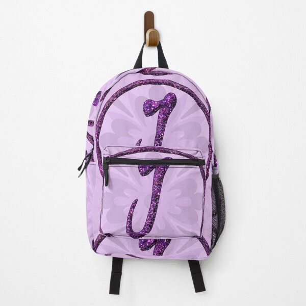 Item preview, J Letter Sparkling Purple Glitter Glamor Design Alphabet designed and sold by GlamourChick.