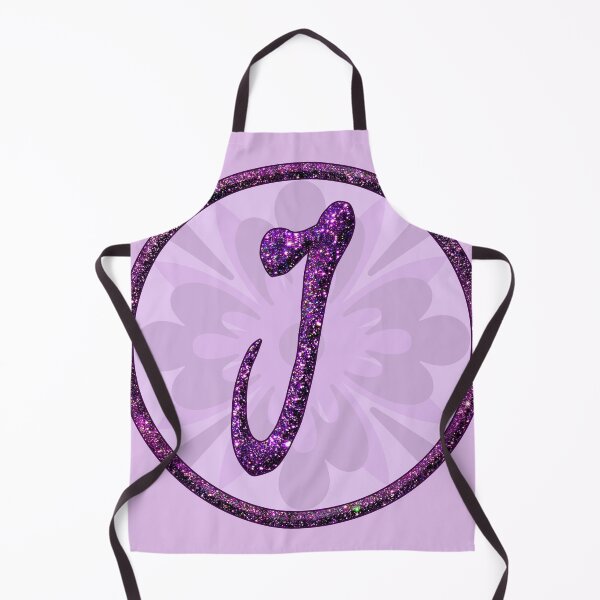 Item preview,  J Letter Sparkling Purple Glitter Glamor Design Alphabet designed and sold by GlamourChick.