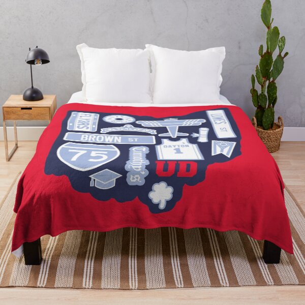 University of Dayton Flyers Ohio State Throw Blanket