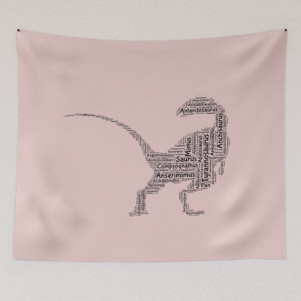 Item preview, DİNOSAUR TYPOGRAPHY POSTER  designed and sold by rashadat.