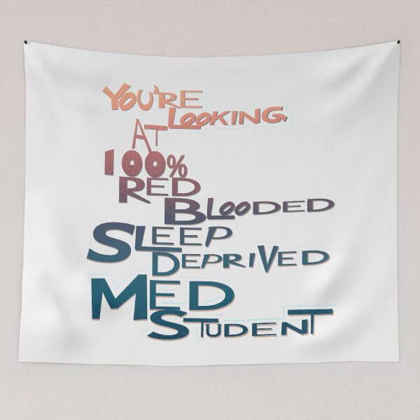 Item preview, Sleep Deprived Med Student (University Life)  designed and sold by MindCereal.