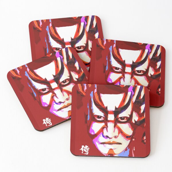 Item preview, Samurai Kabuki Face designed and sold by akatosensei.