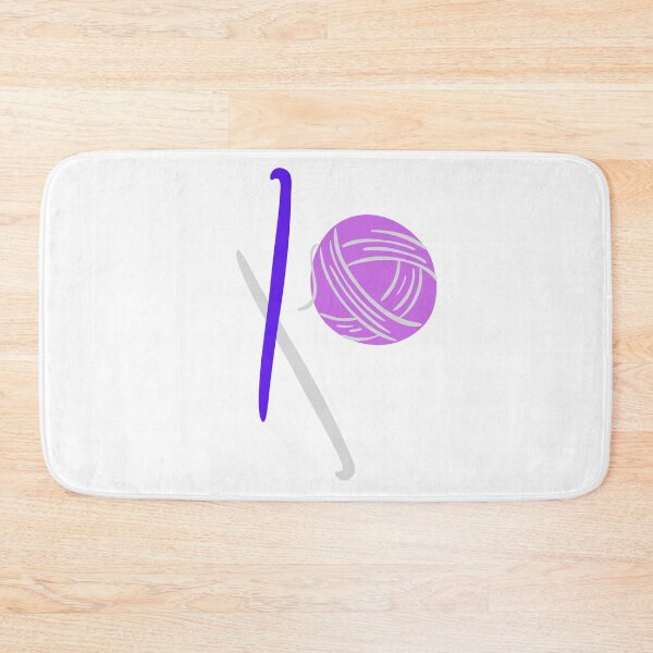 Item preview, Crochet Hooks and Yarn in Purple and Blue designed and sold by Craftdrawer.