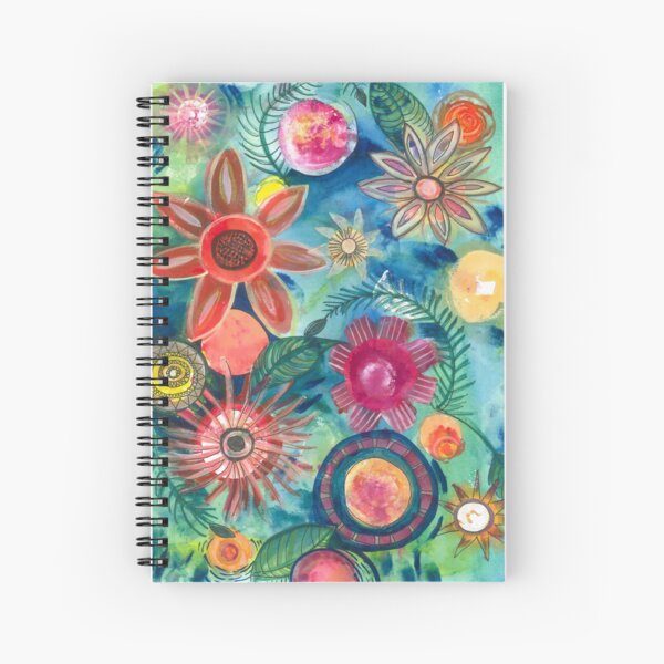 Summer Garden Spiral Notebook