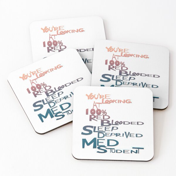 Item preview, Sleep Deprived Med Student (University Life)  designed and sold by MindCereal.