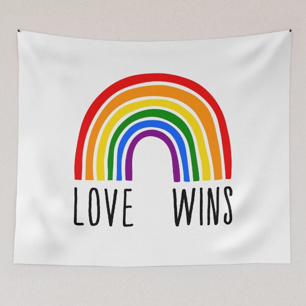 Item preview, Love wins, rainbow  designed and sold by beakraus.