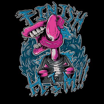 Artwork thumbnail, Finish Him (Mortal Kombat video game parody) by stickofjoy