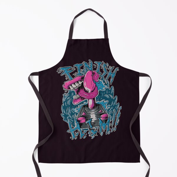 Item preview, Finish Him (Mortal Kombat video game parody) designed and sold by stickofjoy.