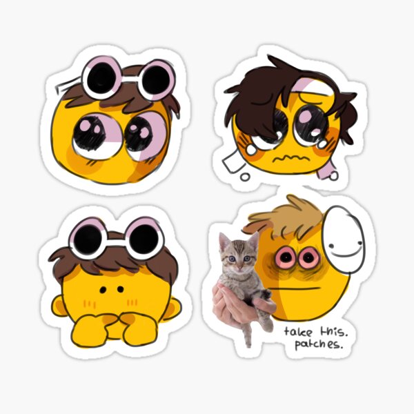 cursed emoji sticker pack Sticker for Sale by Kaito Designs