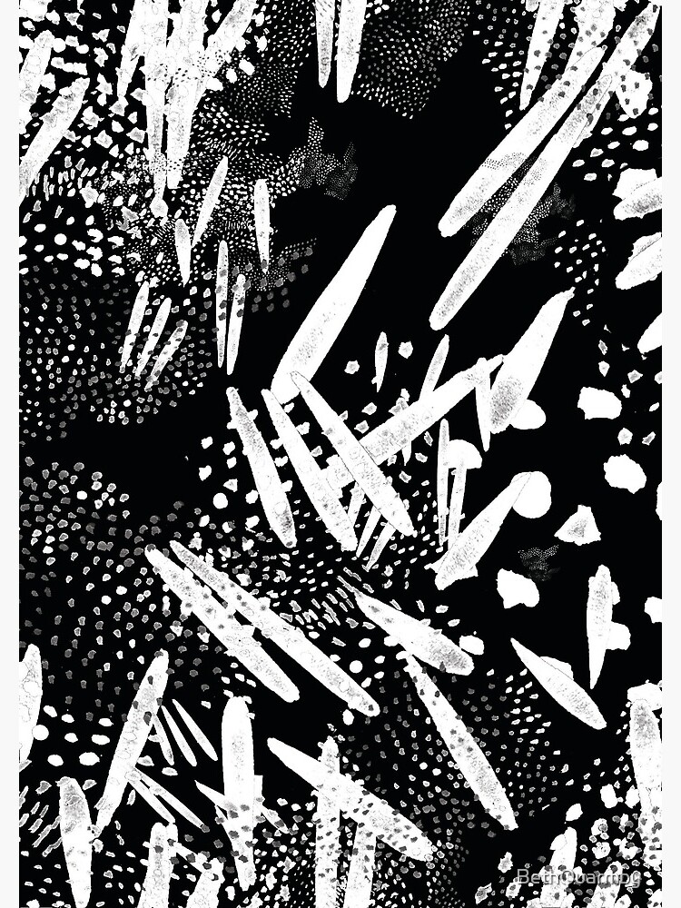 « Motif de graines noir » par BethQuarmby