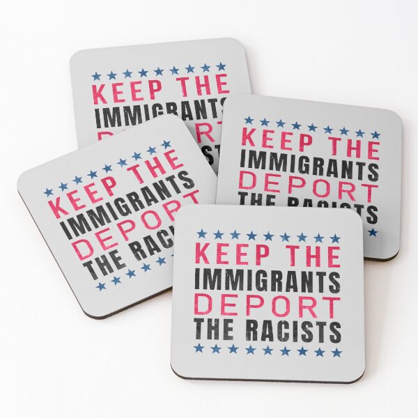 Item preview, Keep the Immigrants Deport the Racists designed and sold by GranadaStore.