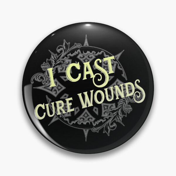 Item preview, I Cast... Cure Wounds designed and sold by DoodleDashCollective.