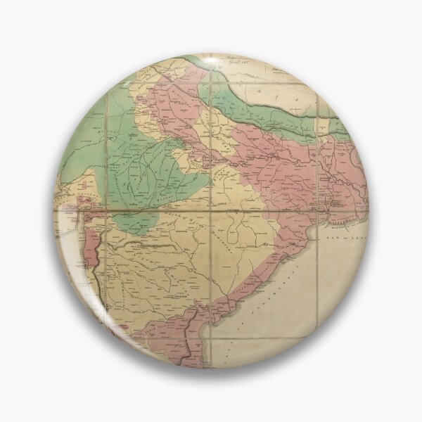 Item preview, Map of India (1818) designed and sold by allhistory.