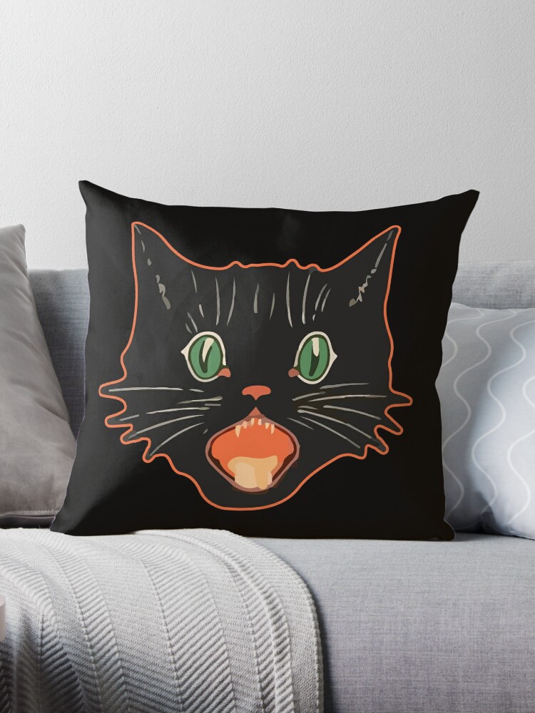 Halloween clearance cat pillow