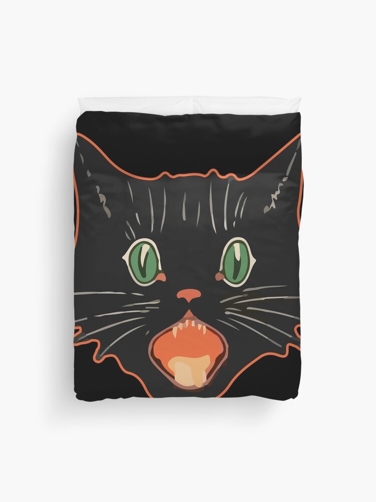 Scared Cats Duvet Covers for Sale