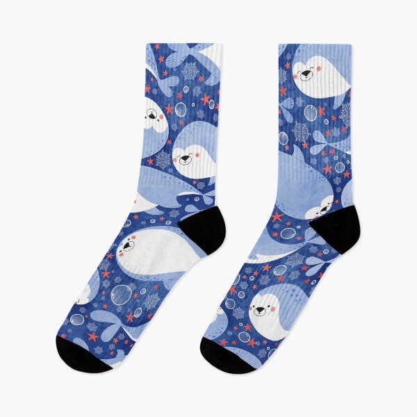 Item preview, swimming seals  designed and sold by Angela Sbandelli.