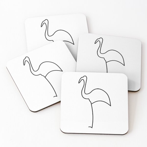 Item preview, Abstract flamingo designed and sold by spontania.