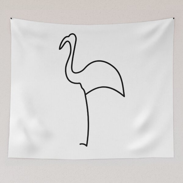 Item preview, Abstract flamingo designed and sold by spontania.