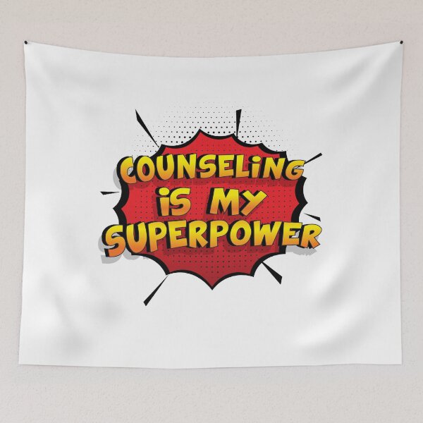 Item preview, Counseling is my Superpower Funny Design Counseling Gift designed and sold by Custom365.