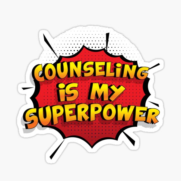 Item preview, Counseling is my Superpower Funny Design Counseling Gift designed and sold by Custom365.