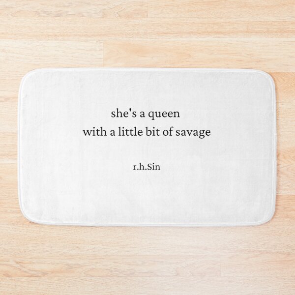 Item preview,  r.h.Sin Poetry Quote- Savage Queen designed and sold by HighSociety00.