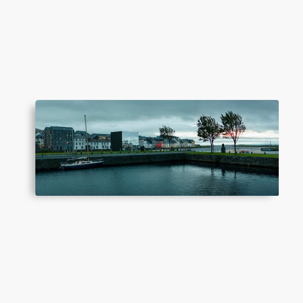 Old Long Walk Panoramic Photo With "The Cube" art installation Canvas Print