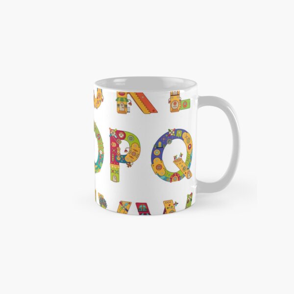 AlphaPod Letters in White Classic Mug