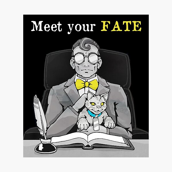Meet your Fate (Death and Taxes) Photographic Print