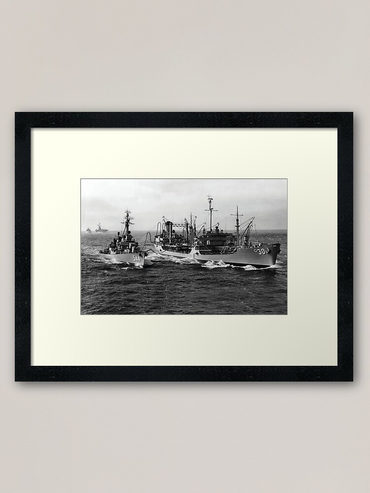 Alternate view of USS BOYD (DD-544) SHIP'S STORE Framed Art Print