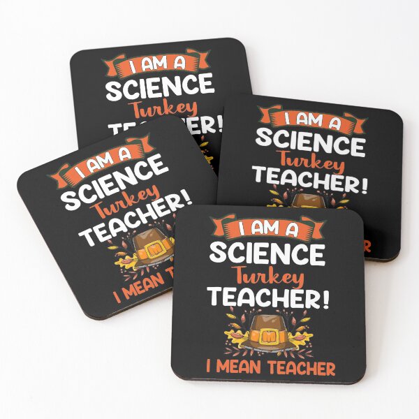 Item preview, Funny Halloween School, I am a Science Turkey I Mean Teacher, Spooky and Scary Thanksgiving gift for a Science Teachers designed and sold by PrintOfi.