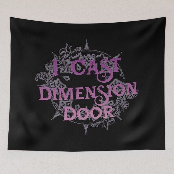 Item preview, I Cast... Dimension Door designed and sold by DoodleDashCollective.
