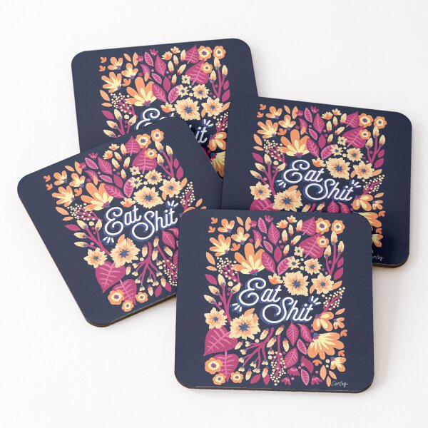 Item preview, Eat Sh*t – Fuchsia & Melon designed and sold by Cat Coquillette.