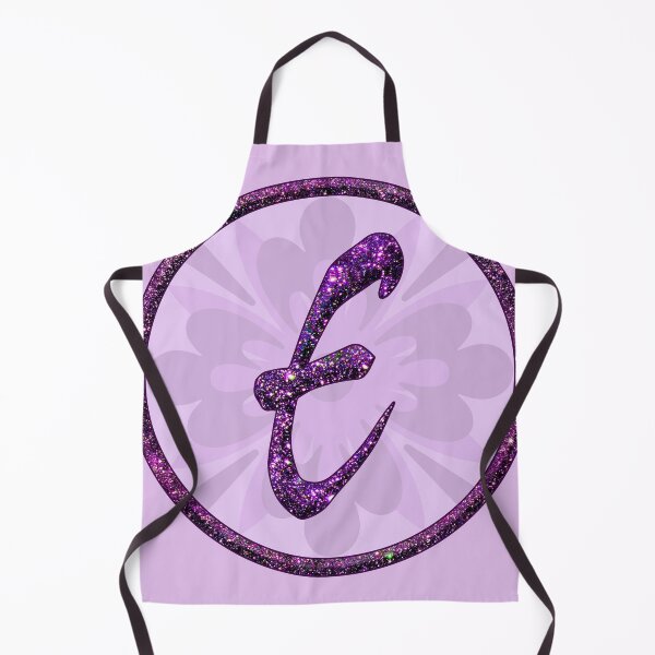 Item preview, Letter E Sparkling Alphabet in Purple Glitter Glamor Initials designed and sold by GlamourChick.