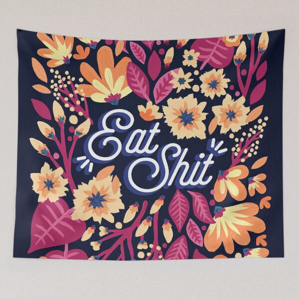 Item preview, Eat Sh*t – Fuchsia & Melon designed and sold by Cat Coquillette.