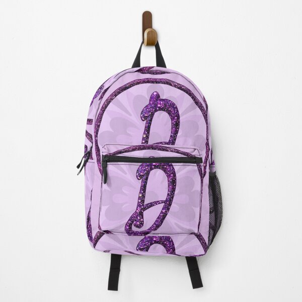 Item preview, Initial letter D glittering alphabet in purple glitter glamor design - monograms designed and sold by GlamourChick.