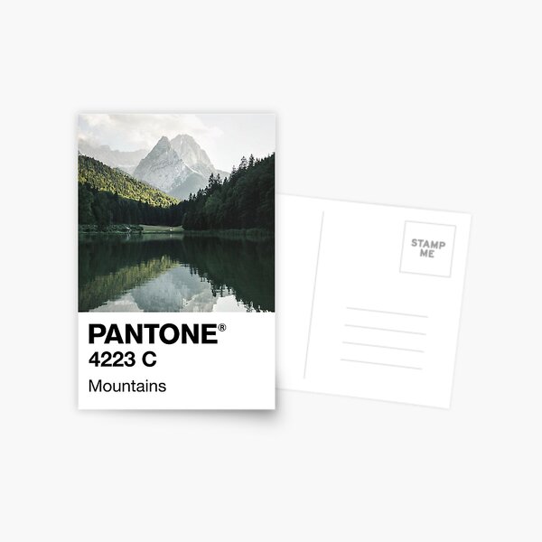 Pantone Monet's Garden Postcard for Sale by beekindstudio