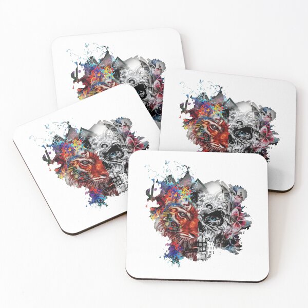Item preview, tiger, skull, art, animals designed and sold by Viktoriia Trubiichuk.