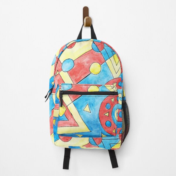 Item preview, colorful geometric shape design | watercolor artwork designed and sold by Musiccityartfix.