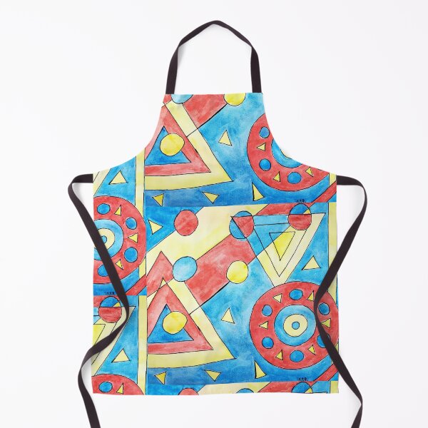 Item preview, colorful geometric shape design | watercolor artwork designed and sold by Musiccityartfix.