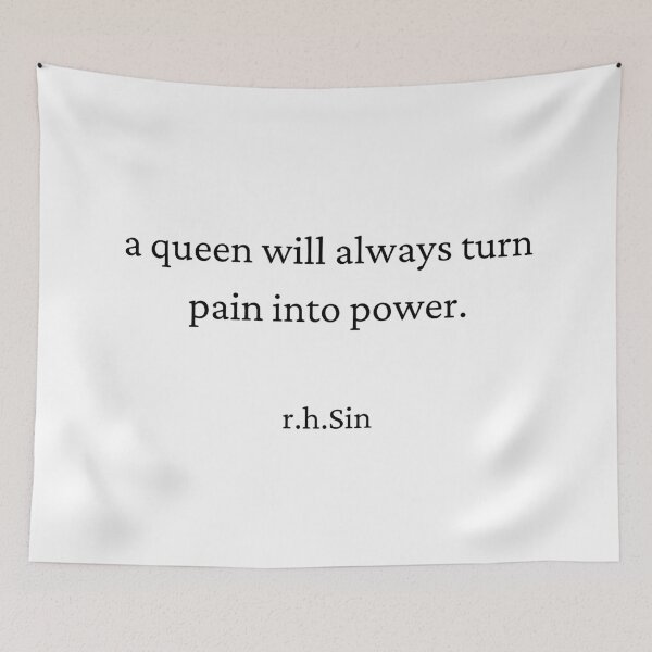 Item preview,  r.h.Sin Poetry Quote- Pain into Power designed and sold by HighSociety00.