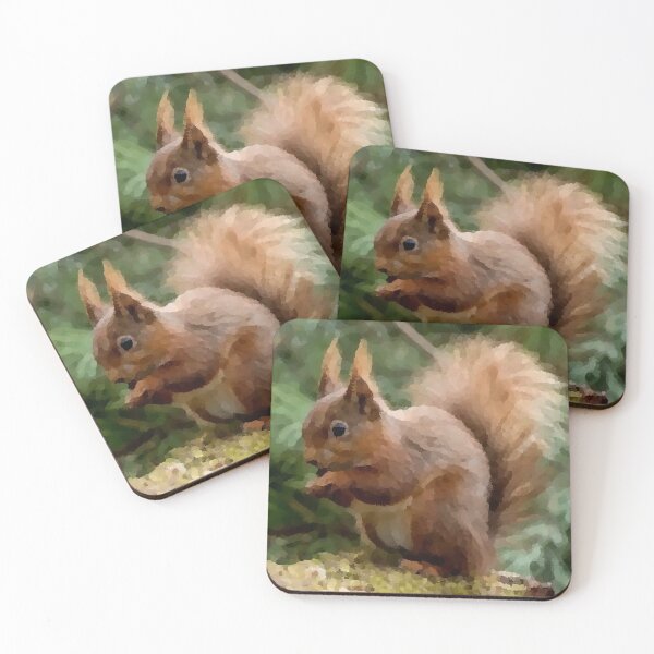 Item preview, Painted red squirrel designed and sold by rich-jam.