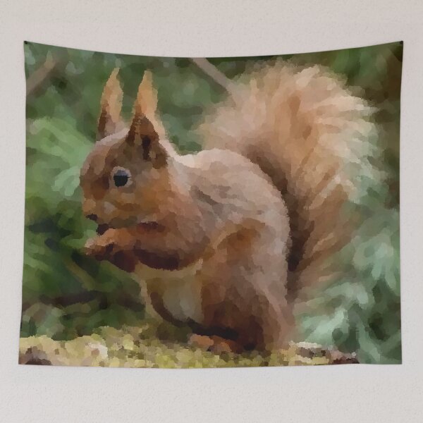 Item preview, Painted red squirrel designed and sold by rich-jam.