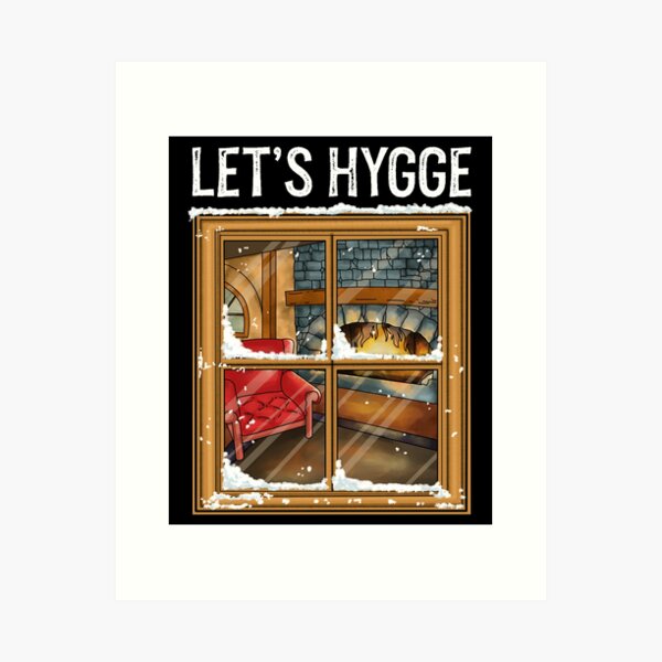 Item preview, Cozy Let's Hygge Danish Scandinavian Gifts Christmas designed and sold by DSWShirts.