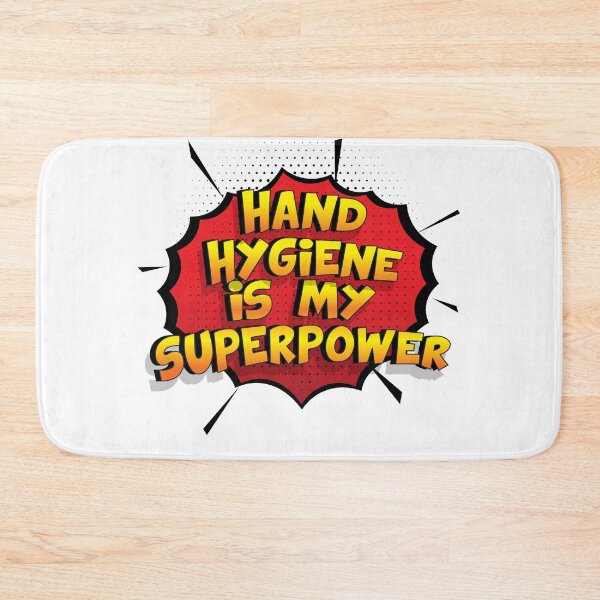 Item preview, Hand Hygiene is my Superpower Funny Design Hand Hygiene Gift designed and sold by Custom365.