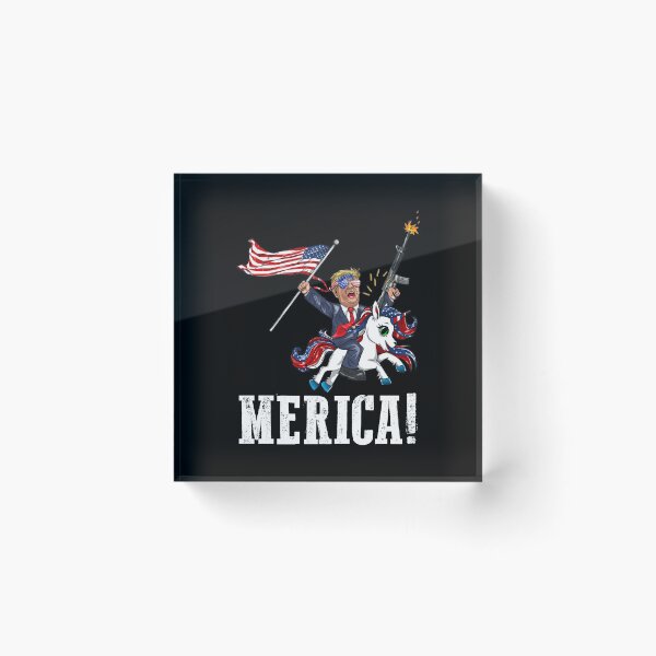 Item preview, Trump 2nd Ammendment Gun Rights American Flag Unicorn Merica designed and sold by BUBLTEES.