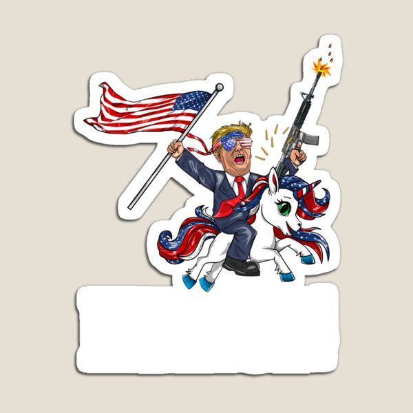 Item preview, Trump 2nd Ammendment Gun Rights American Flag Unicorn Merica designed and sold by BUBLTEES.