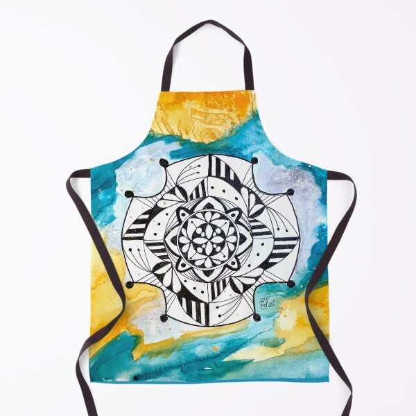 Item preview, Orange & Turquoise Mandala designed and sold by TheDoodleNurse.