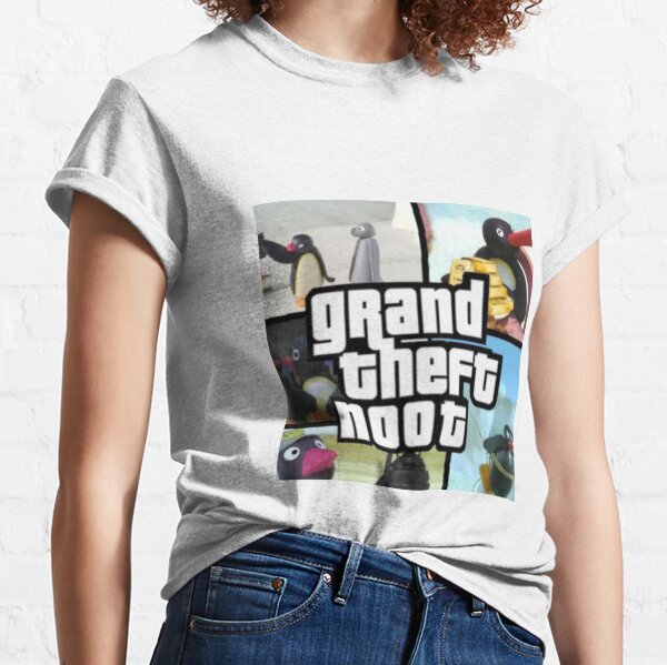 Cool "Grand Theft Noot" Designe T-shirt classique